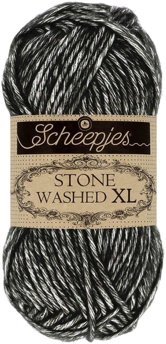 Scheepjes Stone Washed XL 50 gr - 843 Black Onyx