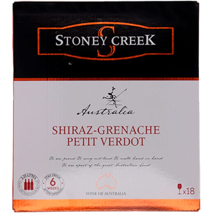 Shiraz, Grenache & Petit Verdot wijnt
