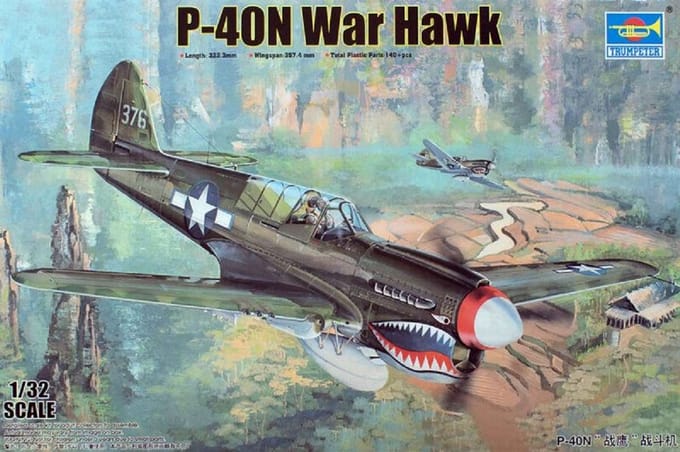 Trumpeter Modelbouwpakket Militaire voertuigen - 02211 P-40M War Hawk Plastic - 1:32 - Modelbouw