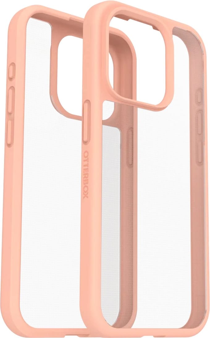 Geschikt voor OtterBox React Apple iPhone 15 Pro Hoesje Roze