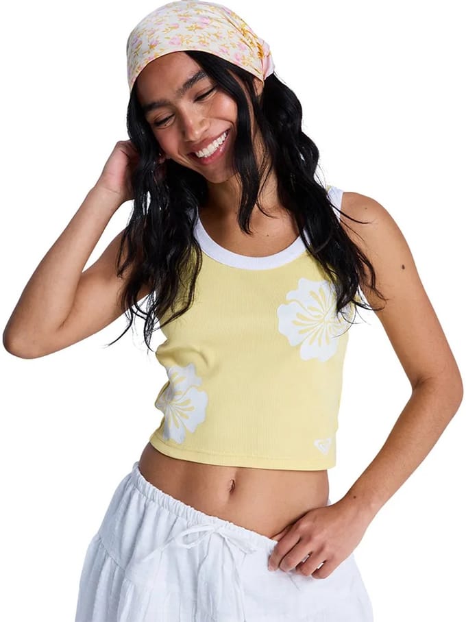 Roxy Keep It Cool Top Zonder Mouwen Geel S Vrouw