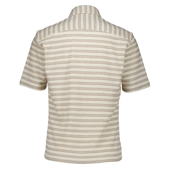 Genti S4294-1868 Korte Mouw Overhemden Beige S4294-1868