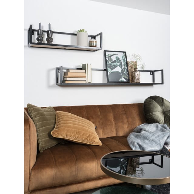 Home67 Wandplank vintage set van 3 groot