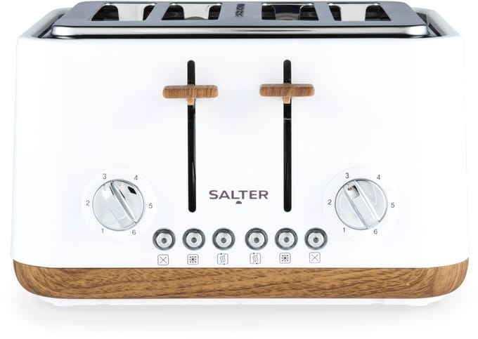 Salter Toronto 4-Slice Toaster - 6 Bruiningsniveaus - Zelfcentrerend