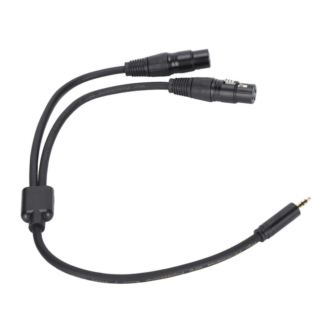 JORINDO Dubbele XLR vrouwelijk naar 3,5 mm 18 inch mannelijke jackkabel YSplitteradapter patchkabel