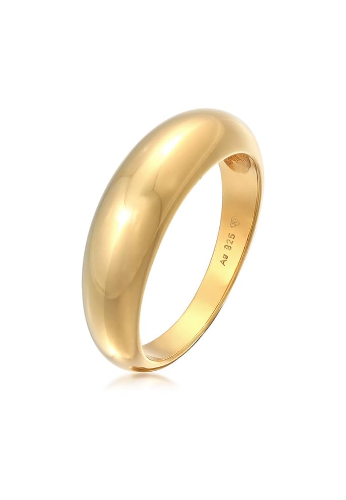 Elli - Ring - Dames Basis Stack Tijdloos in 925 Sterling Zilver - Dames