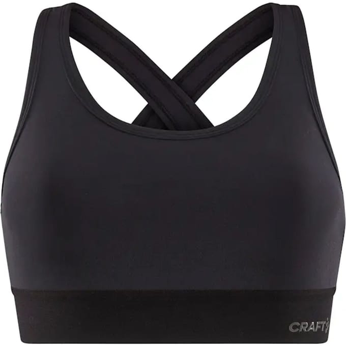 CRAFT TRAINING BRA PADDED W Dames Sportbeha - Zwart