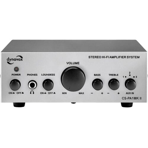 Dynavox CS-PA1 MK2 kleine versterker 60 watt in het zilver
