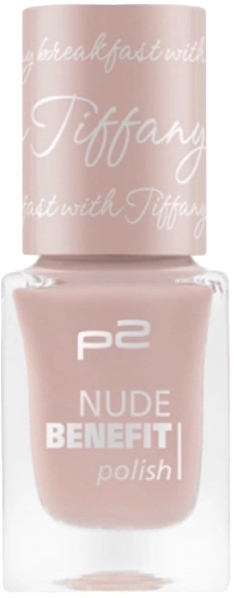 P2 Cosmetics EU Nude Benefit Nagellak 030 Breakfast with Tiffany 10ml
