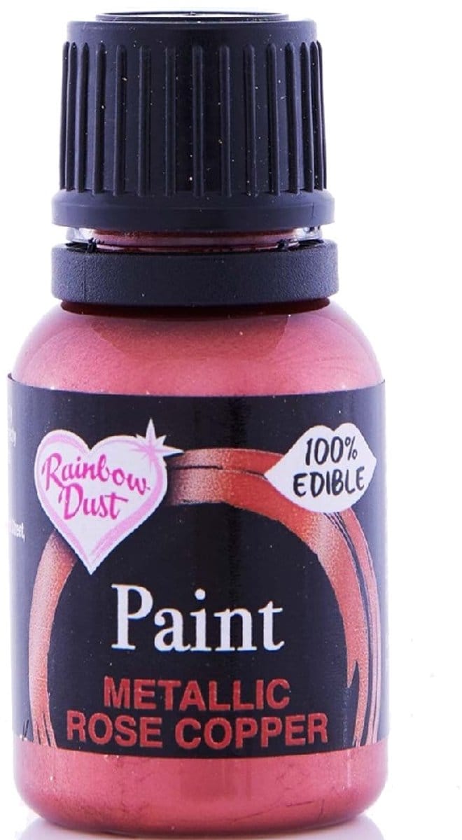 Rainbow Dust Cake Art Paint Metallic Paint Rosé Koper 25g