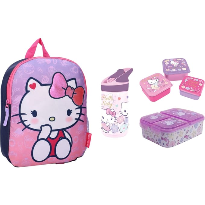 Hello Kitty schoolset; rugzak en lunchset