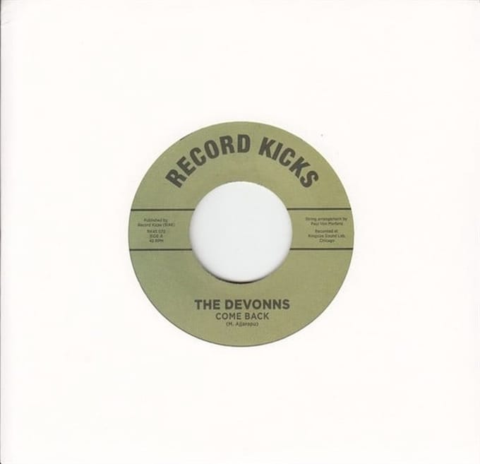 The Devonns - Come Back (7" Single)