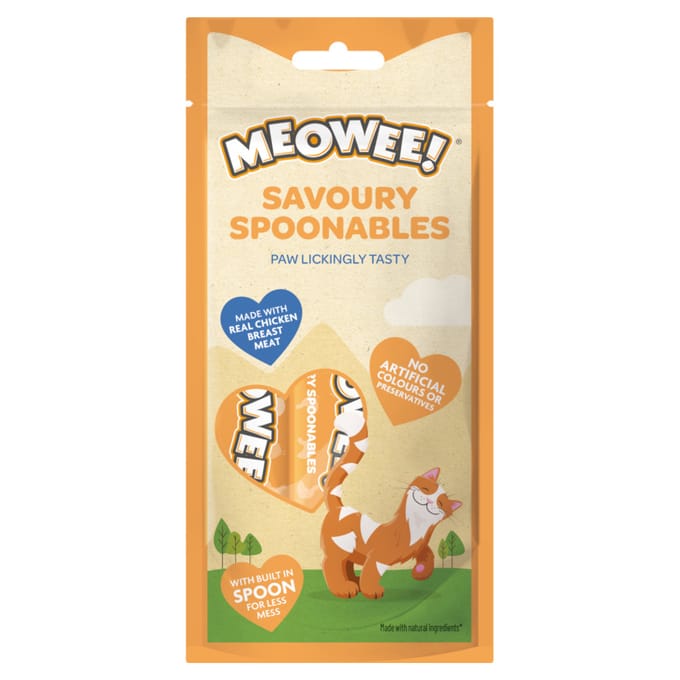 56g Meowee! Savoury lepelhapjes met kip