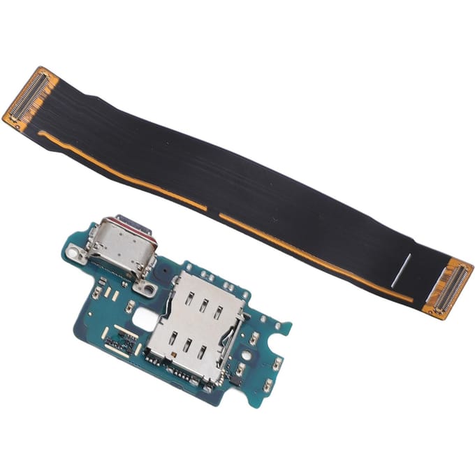 USB Oplaadpoort Flex Kabel Vervanging voor Galaxy S24 S921B EU Versie USB C Oplader Dock Board black