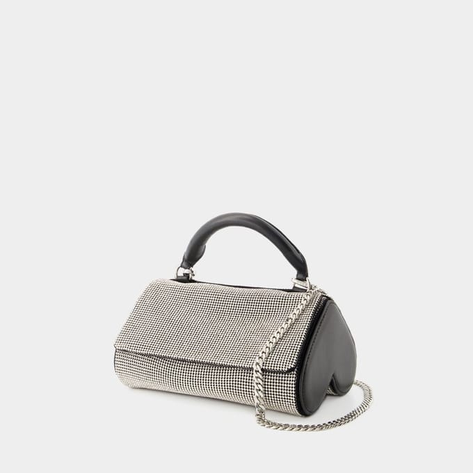 Crush Satchel Handtas - Kara - Messing - Wit