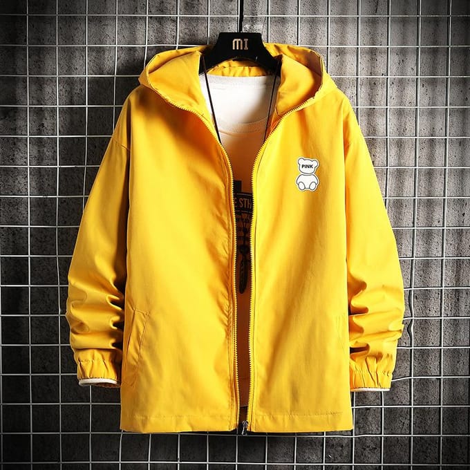 Jas met capuchon Heren Grote Maat Dikke Baseballjas Topjas 5XL zwart