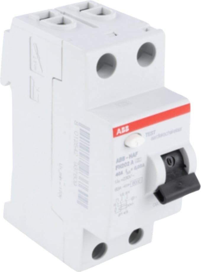 ABB Aardlekschakelaar tweepolig 40A 30 mA