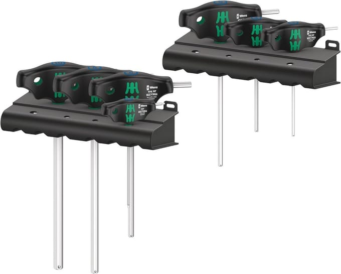 7-delig Schroevendraaierset Kruisgreep met Hex-Plus Bits en Houderfunctie