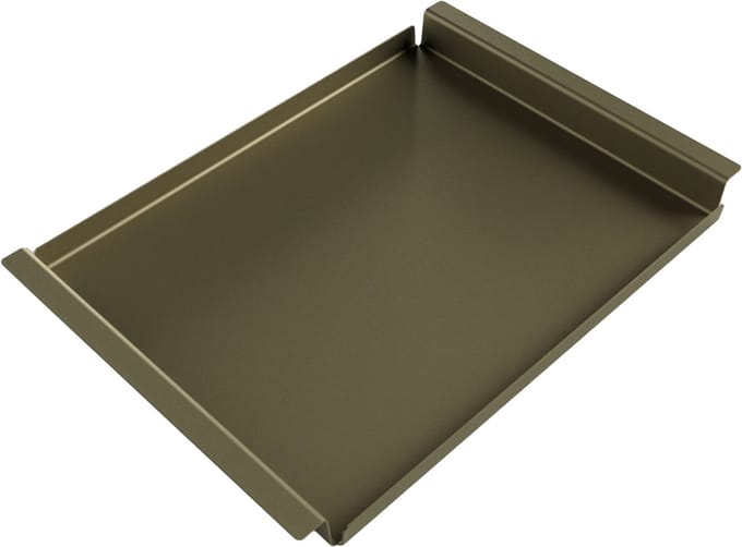 Steellish Dienblad Rechthoek - Tray - Aluminium - Brons Goud - 62×44×5
