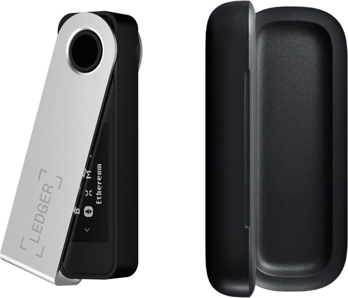 Ledger Nano S Plus + Case - Hardware Walllet Bundel - Originele Ledger Case