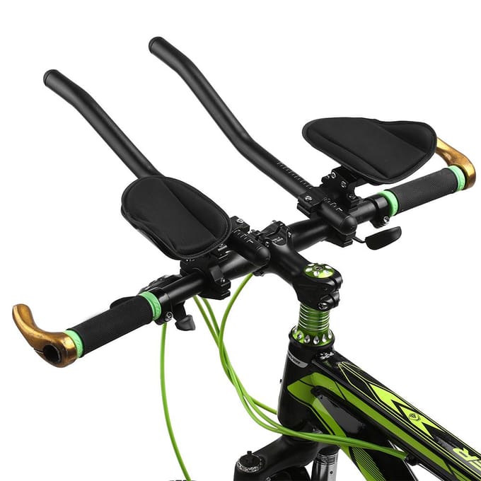 Fietsen Aero Bar Fiets Triatlon MTB Racefiets Arm Rest Bar Aerobar DD A black