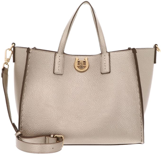 U.S. POLO ASSN. schoudertas Middleton Double Handle With Extra Bag Light Gold goudkleurig