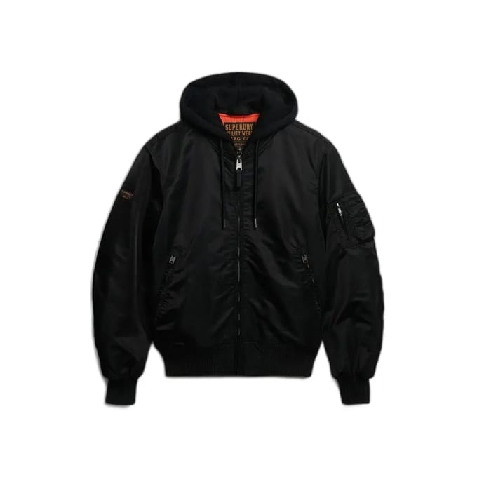 Superdry Ma1 Bomberjack Zwart S Man