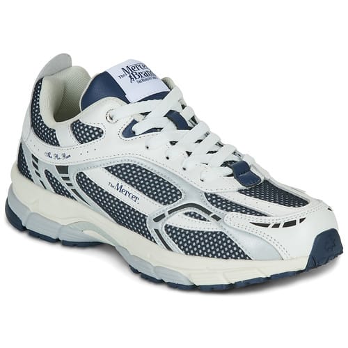 Lage Sneakers The Mercer Brand The Re-Run White Silver