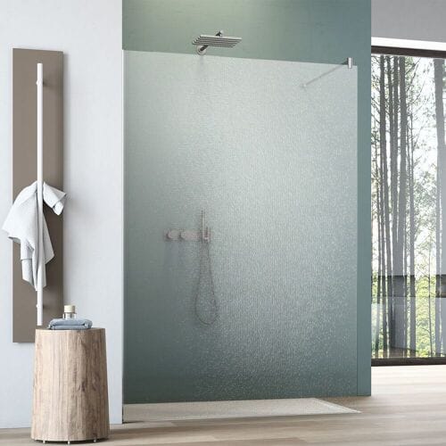 GEO maw flex 1-piece side panel with wall profile, 140 cm AW001C1400MS