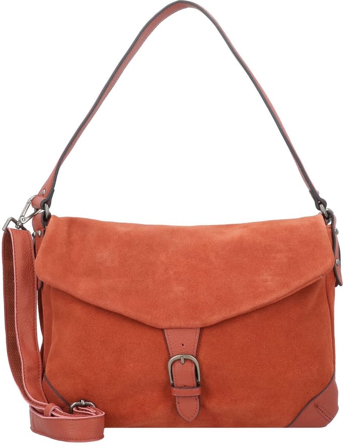 FREDsBRUDER Leren Schoudertas Sylvin Satchel Brick Rood