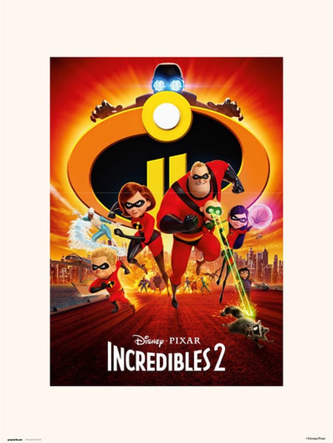 Disney The Incredibles 2 - Art Print 30x40cm