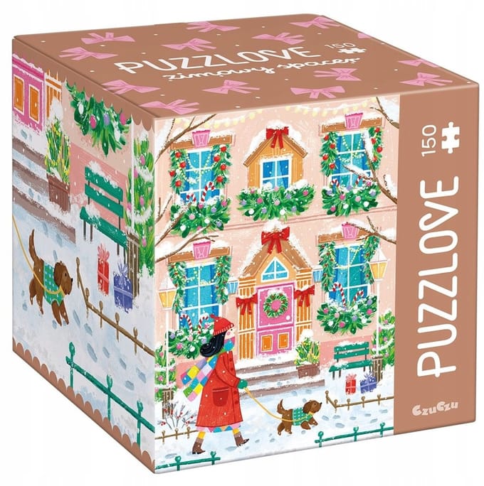 CzuCzu Puzzlove 150 Stukjes - Winterse Wandering Puzzel