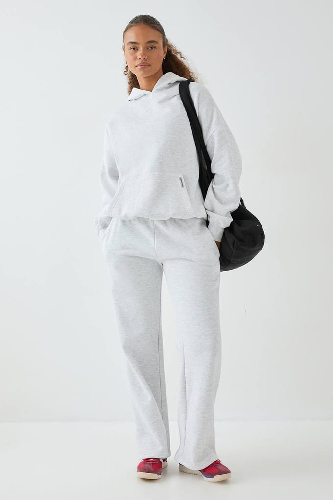 Dames DSGN Studio Oversized Over The Head Hoodie | Asgrijs | Maat: Large