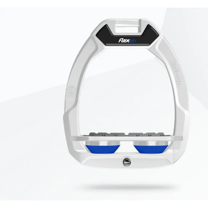 Veiligheidsspots voor het rijden Plat Grip Wit/Grijs/Blauw Flex-On Safe-On