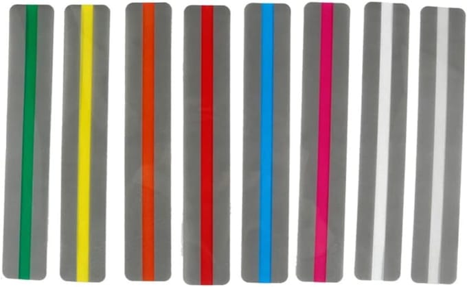 Lees Hulp Strips - Markeer Linialen - Verbeter Lezen - Geleide Lezing - 19x14cm - Meerkleurig