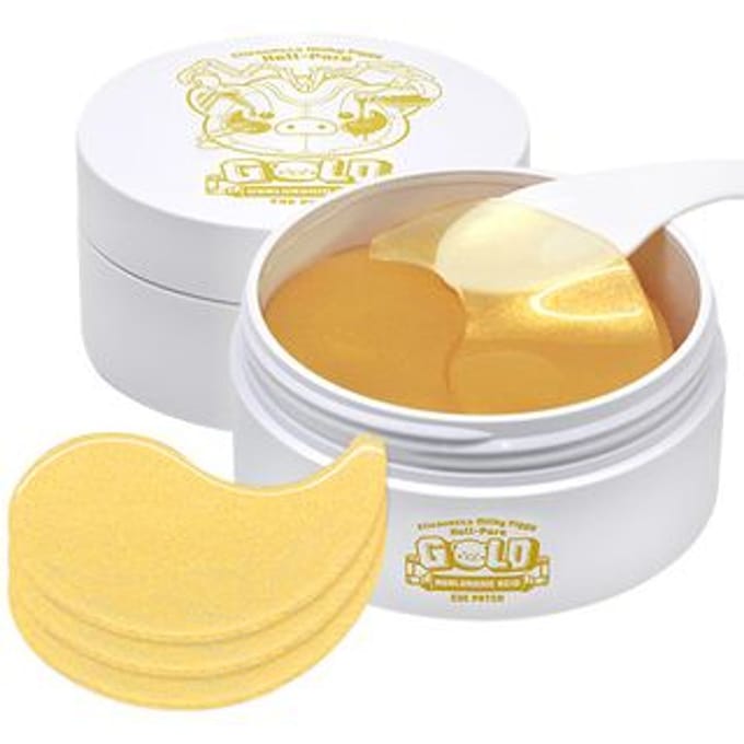 Elizavecca Milky Piggy Hell Pore Gold hyaluronzuur ooglapje 60 vellen (2 verschillende hoeveelheden) 1 white
