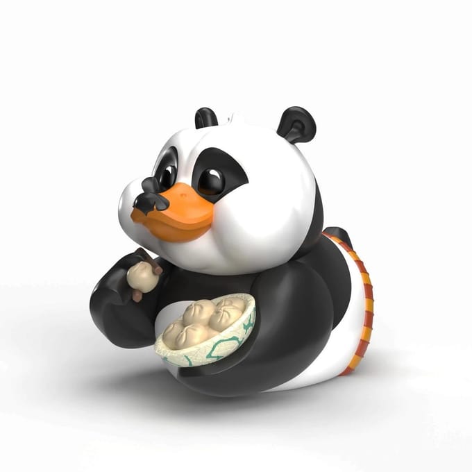 Numskull - TUBBZ Badeend - Kung Fu Panda - Po (Eerste Editie) - 9cm