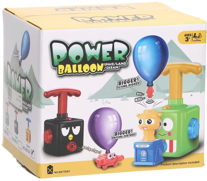 Ballon Power Auto's Speelset