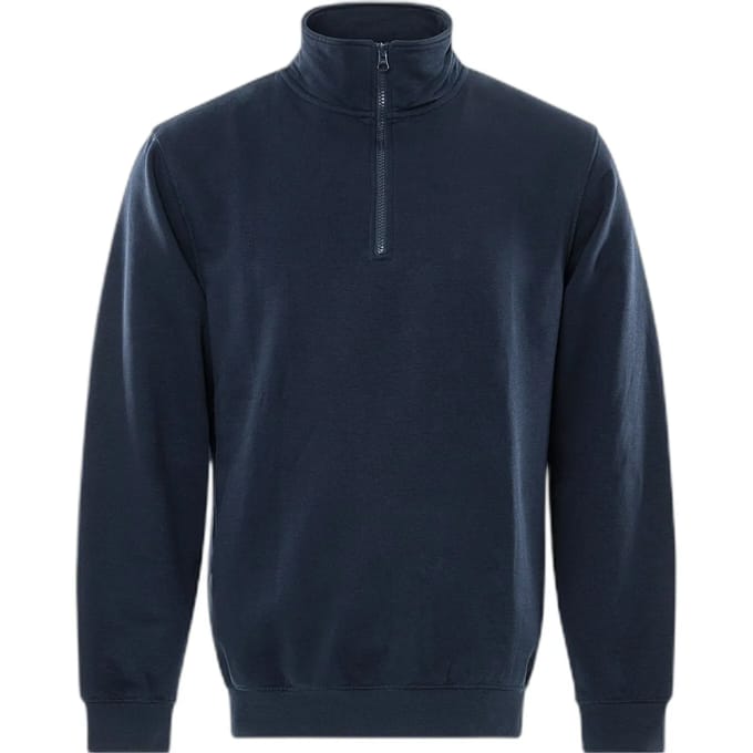 Fristads Sweatshirt Met Korte Ritssluiting 1737 Swb - Donker marineblauw - M