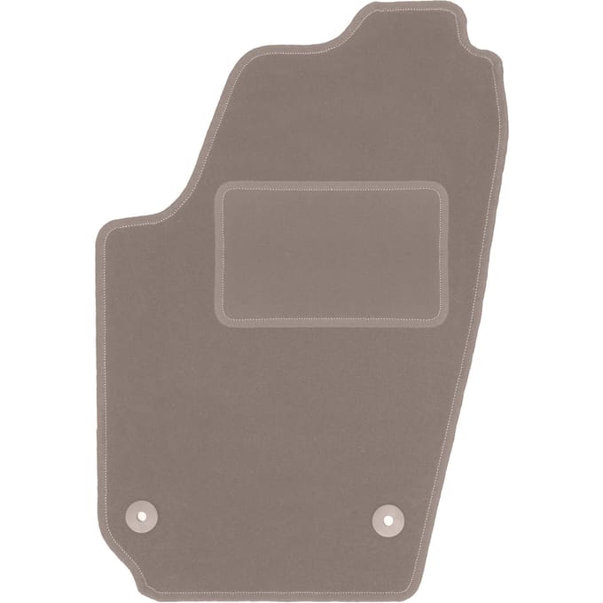 Beige bestuurdersmat voor: Volkswagen Fox hatchback (2005-2011)