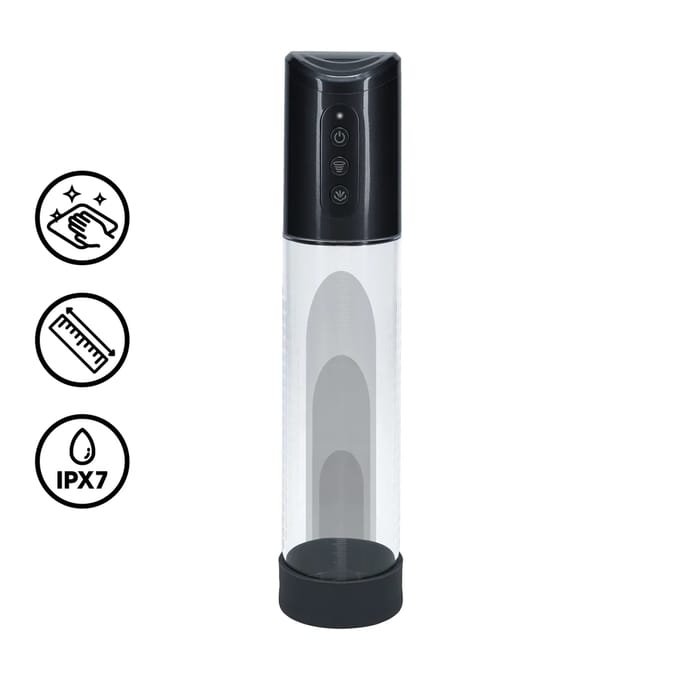 HyperPump - Rechargeable Penis Pump - Gun Metal