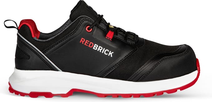 Redbrick Pulse Laag S3 ESD 32320 - Zwart/Rood - 45