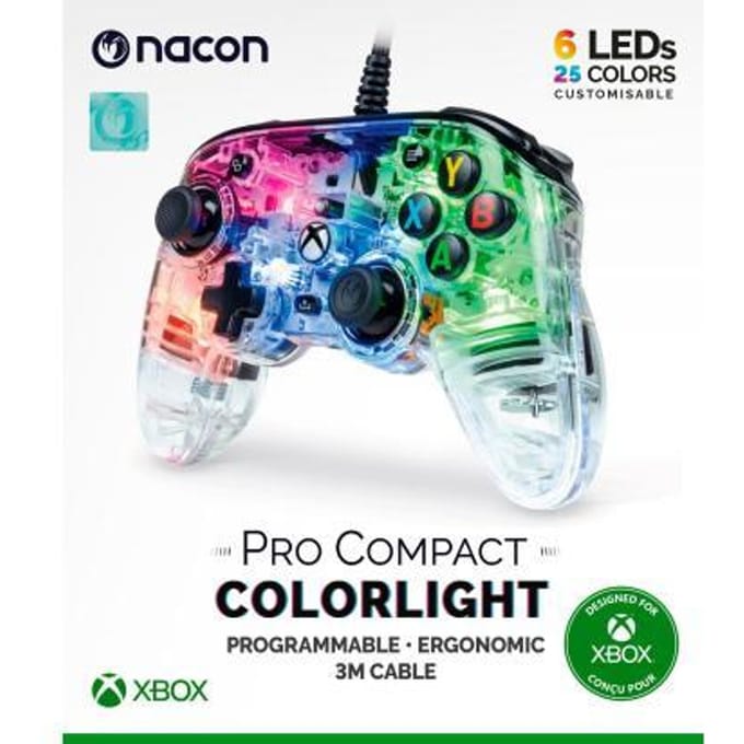 Microsoft Xbox Series X XBOX Series X Nacon Wired Pro Compact Controller Colorlight