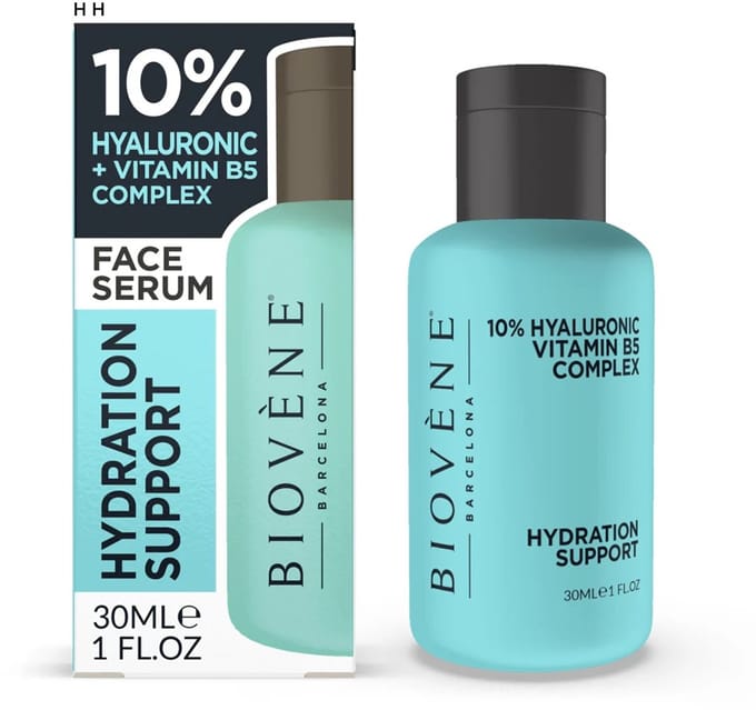 Biovene, Support Hydratation, 10% Acide Hyaluronique, Hydratant, Sérum, Pour le Visage, 30 ml
