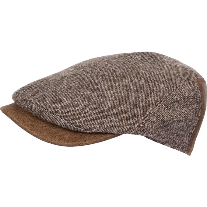 Donegal tweed pet heren bruin maat 61