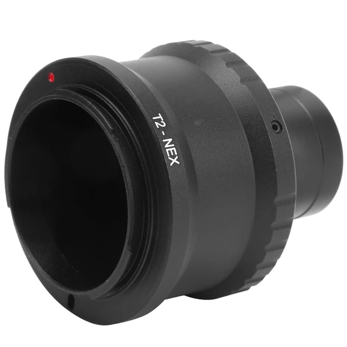 1,25 inch Astronomische Telescoop T-Mount Buisring Adapter voor E-Mount Spiegelloze Camera black