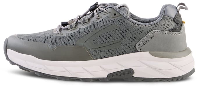 camel active Casual sneaker met snelsluiting - Maat menswear-44 - Grijs