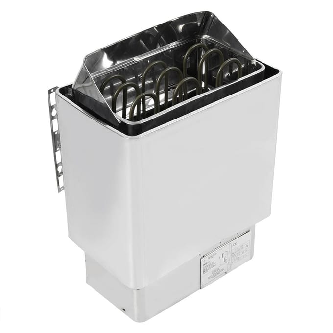 4.5KW 220V Roestvrij Staal Badkamer Verwarming Sauna Stoommachine Kachel Heater met Interne Controller black