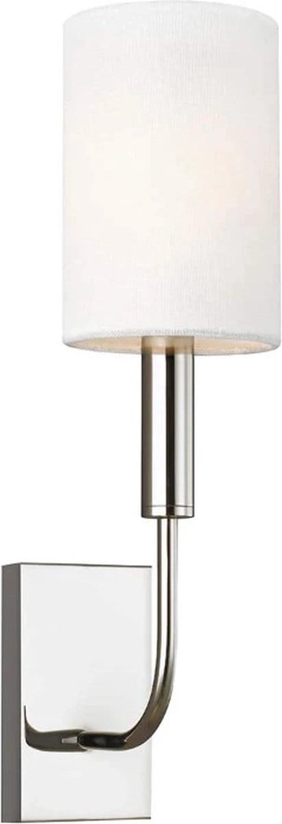 Feiss LED Wandlamp Brianna | 1X E14 Max 60W | Polished Nickel