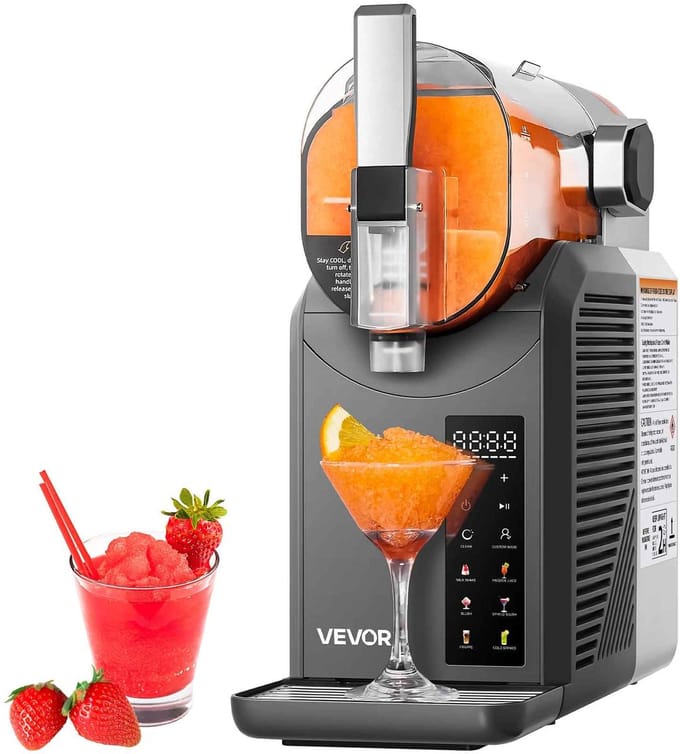 CORE Slushmachine - Slush Puppy maker - 2L Slushy Machine - Geen ijs nodig - 6 voorgeprogrammeerde programma's - 17x43x41cm